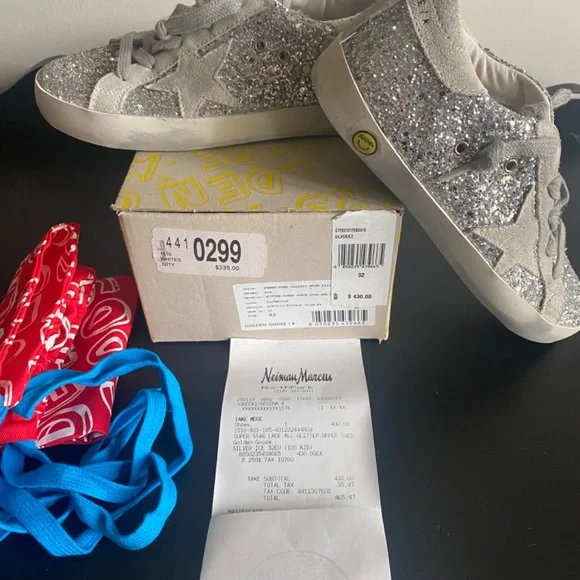 Girls Golden Goose Super Star All Glitter 32 (size 1) - Picture 2 of 3